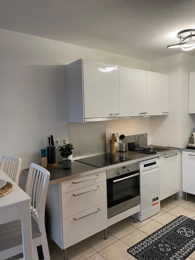 Appartement Haut Standing F2 Rivetoile Strasbourg Centre Parking Gratuit Terrasse Exterior foto